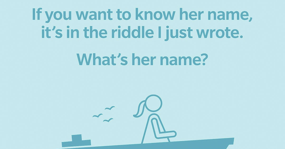 There’s a Woman in a Boat Riddle – Try to Solve This!
