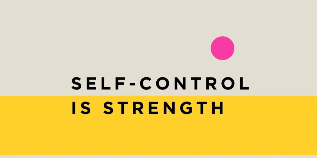 Self-Control Is Strength, Calmness Is Mastery. you – Tymoff