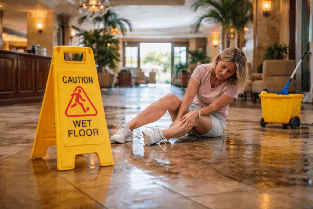 How To Handle A Slip And Fall In A Hotel Or Resort